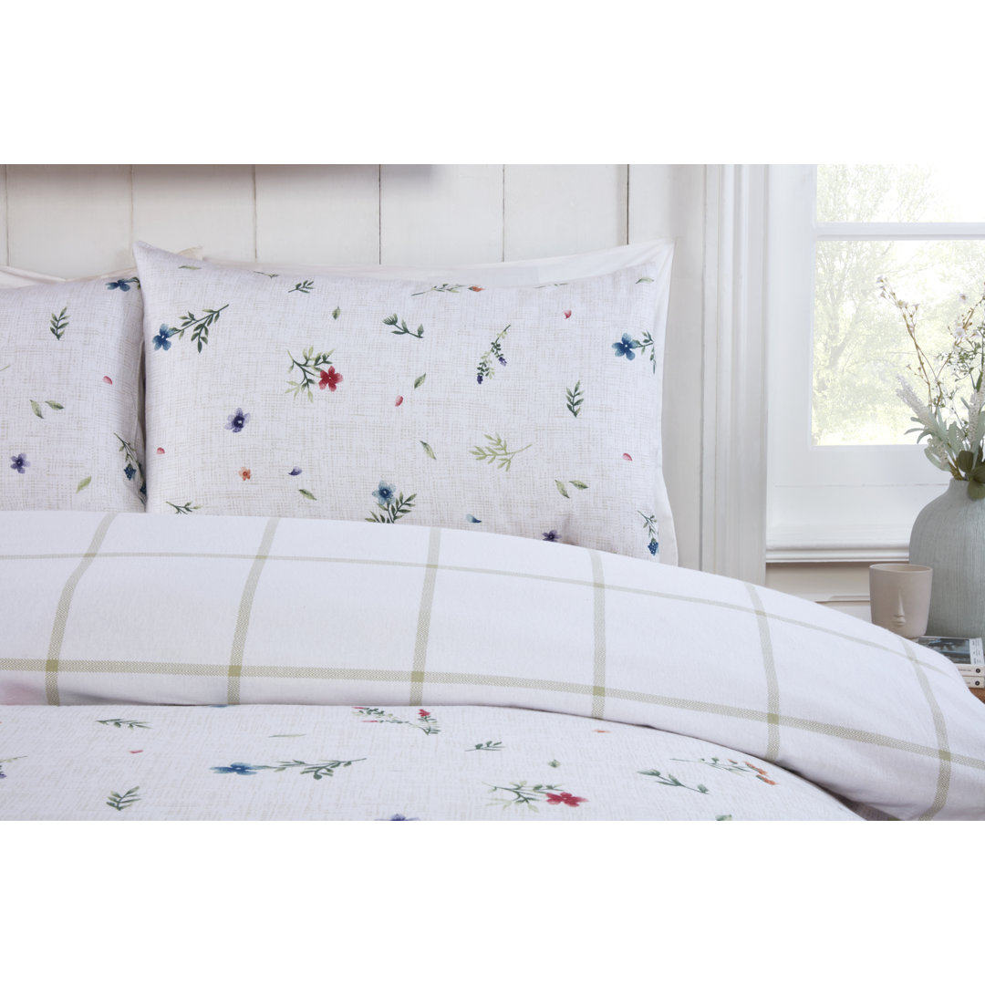 Meadow Brushed Cotton Duvet Set Super King
