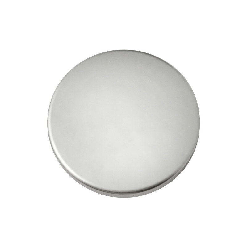 Tier Light Kit Cover in Matte White, Brushed Nickel