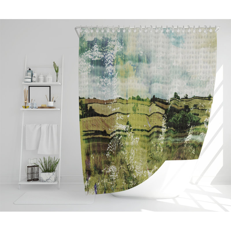 Dimka Polyester Shower Curtain Set