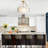 3 - Light Glass Flush Mount Ceiling Light For Kitchen Bedroom Entryway Hallway