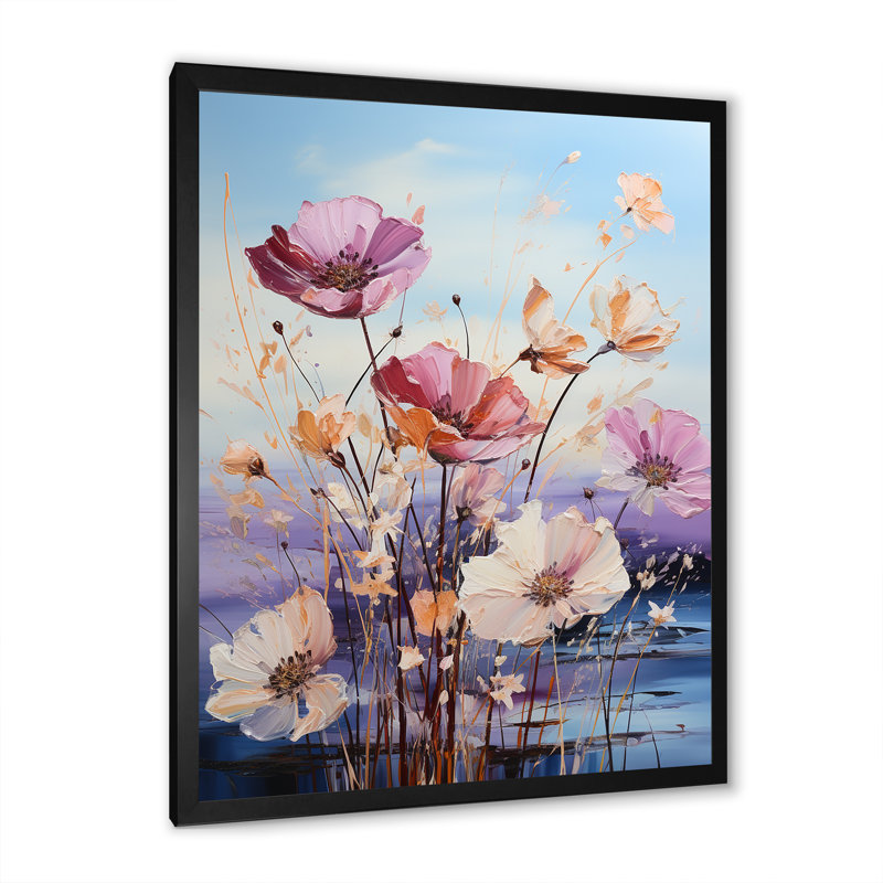 «River Meadow Charm», impression sur toile, H 44 po x l 34 po x P 1,5 po, Cadre simple noir