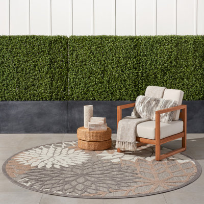 Tapis floral intérieur / extérieur Gean