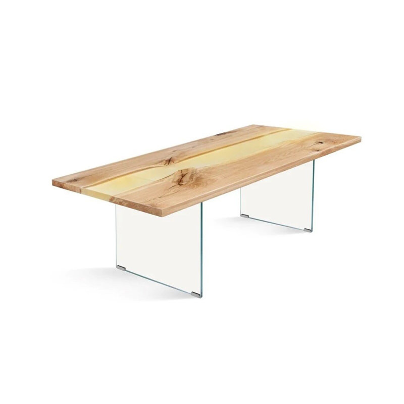 Siratro Solid Wood Top Dining Table