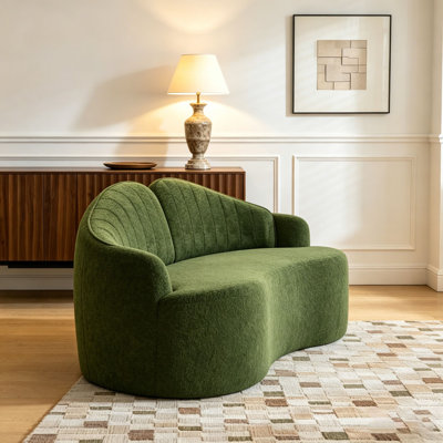 Curved Compressed Sofa