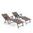 Giana Outdoor Metal Chaise Lounge
