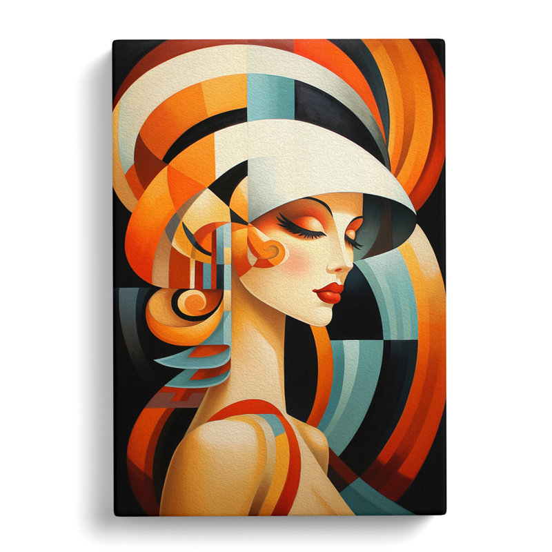 Woman Contemporary No.3 - No Frame Print, 76cm H x 50cm W x 3cm D