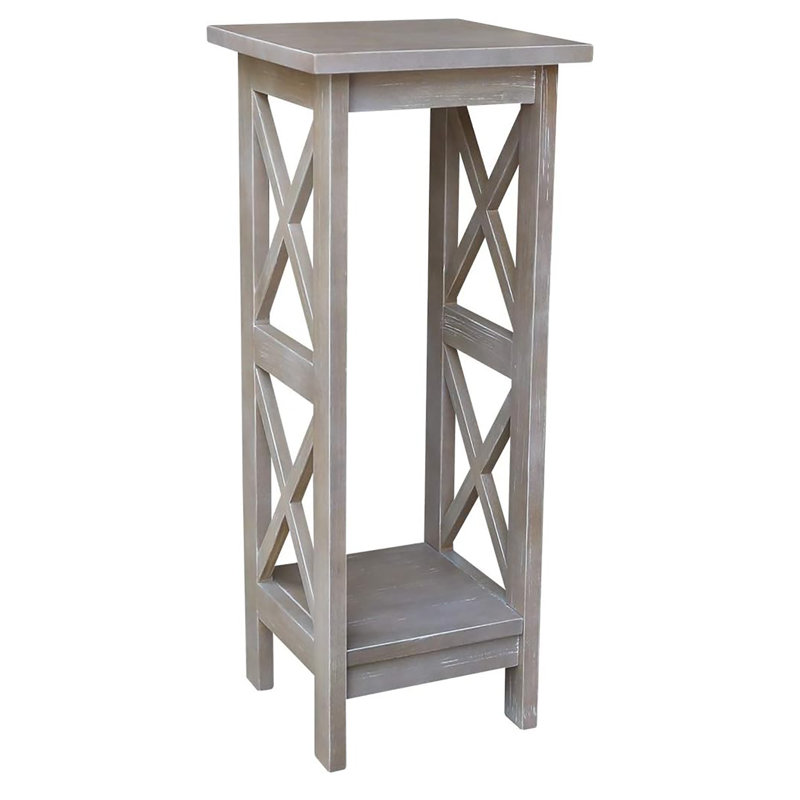Support pour plante 30 po, H 30 po x L 12 po x P 12 po, Taupe-gris délavé