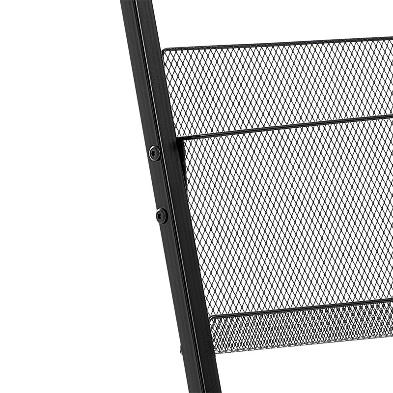 Présentoir à brochures, H 5,91 po x l 29,33 po x P 12,8 po, Noir