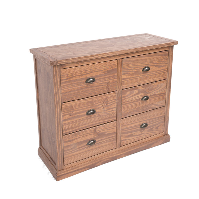 Duell 110cm W 6 - Drawer Chest of Drawers