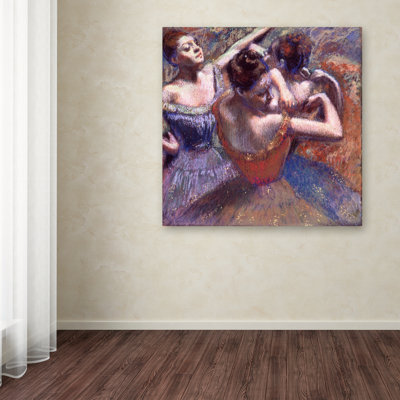 « danseurs », impression sur toile tendue