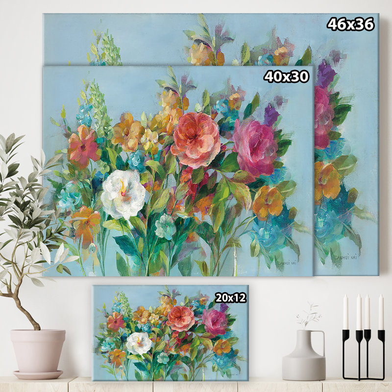 Impression sur toile tendue, H 20 po x l 20 po x P 1 po