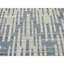Tapis oriental noué à la main en soie pure et en laine texturée 9 pi x 12 pi 2 po avec motif graphique blanc