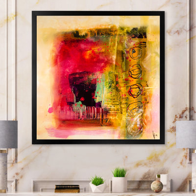 «Modern Energetic Color Dance X», reproduction de cadre photo sur toile