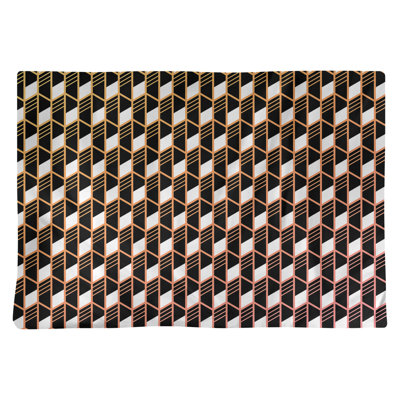 Katelyn Elizabeth Polyester Geometric Rectangle Placemat