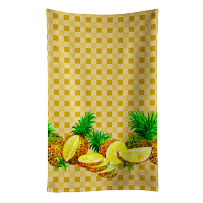 Chiffons ananas on basketweave