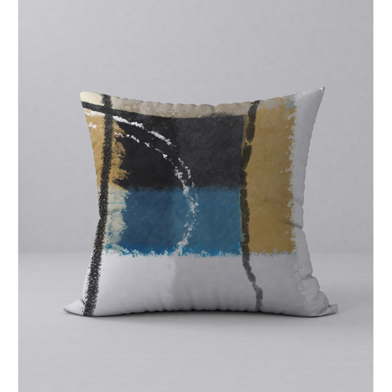 Housse de coussin décorative carrée et raffinée K.O., 24" X 24"