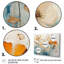 «Teal Orange Botanical Fragments II», art mural abstrait sur toile-1999559003-1999559000