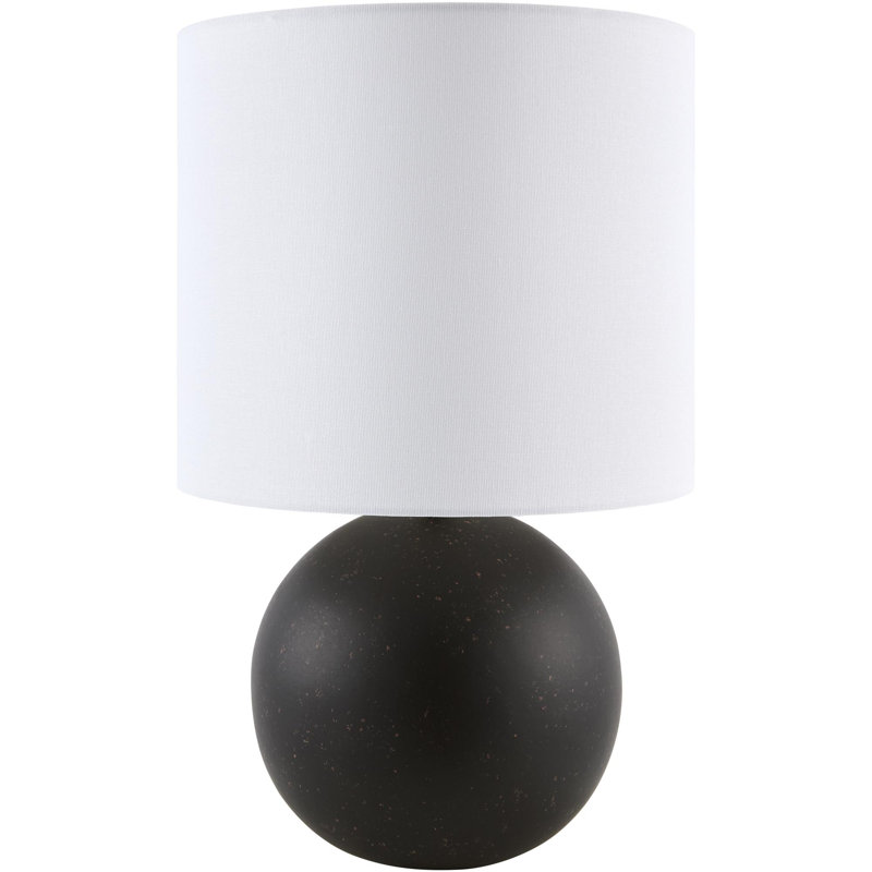 Coulson Table Lamp, Black, White