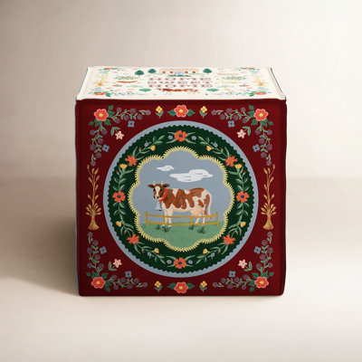 Rifle Paper Co. x Cloth & Company 19" Ottoman