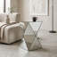 Table d'appoint Silver Mirrored