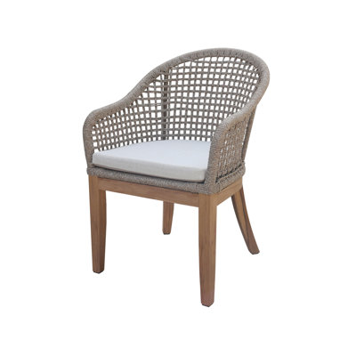 Chaise de patio avec coussin Boodram