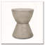 Table d'appoint d'extérieur en béton léger