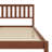 Wood Platform Bed With Headboard-1148228793