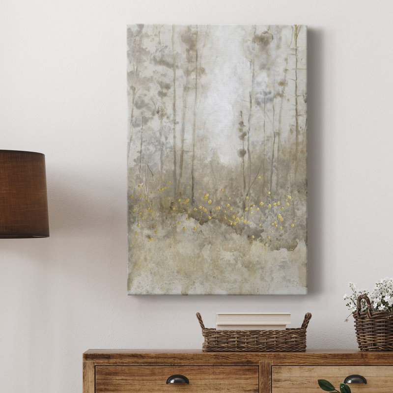 Thicket of Trees IV, toile tendue avec châssis de qualité supérieure - prête à être accrochée, H 27 po x l 18 po x P 1 po
