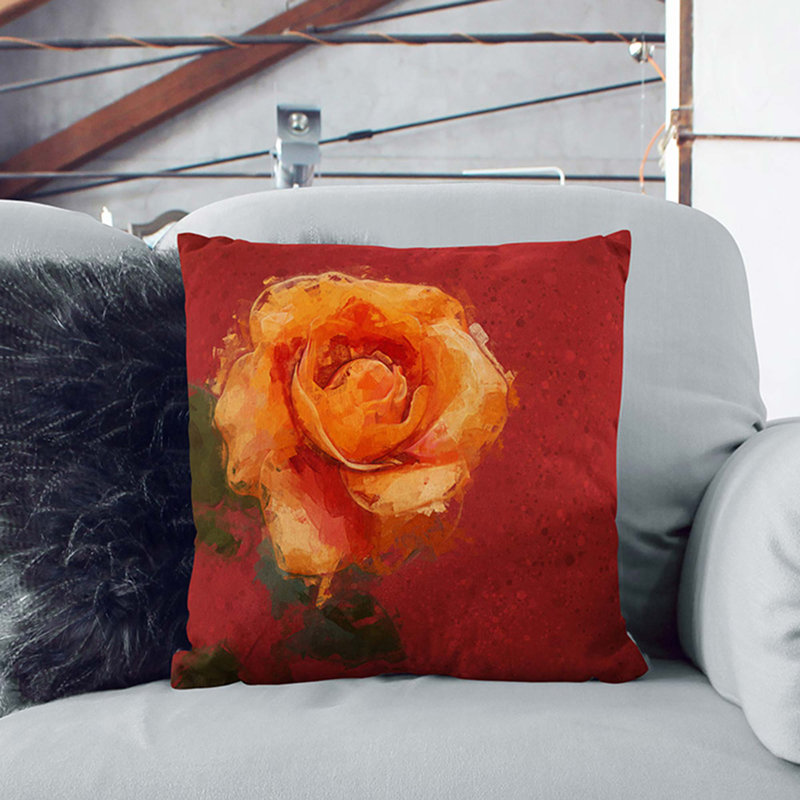 Square Cushion, White, 55cm H x 55cm W x 20cm D