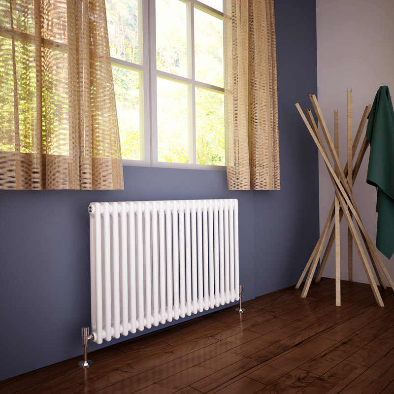 Zoie Horizontal Traditional Colosseum Radiator, 60cm H x 98.8cm W x 7cm D
