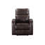 Fauteuil inclinable électrique à accoudoirs incurvés 33 po Jarrell-85751057