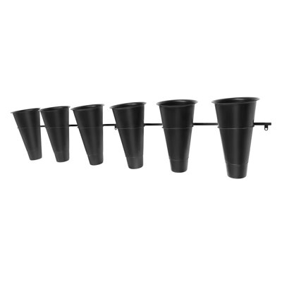 6Pcs Flower Display Stand with Buckets