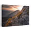 «Golden Hour Mountain Biking Abstract Contemporary Mountain», reproduction d'art murale-129709337