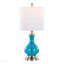 Lampe d'appoint en verre 22 po Jasmine