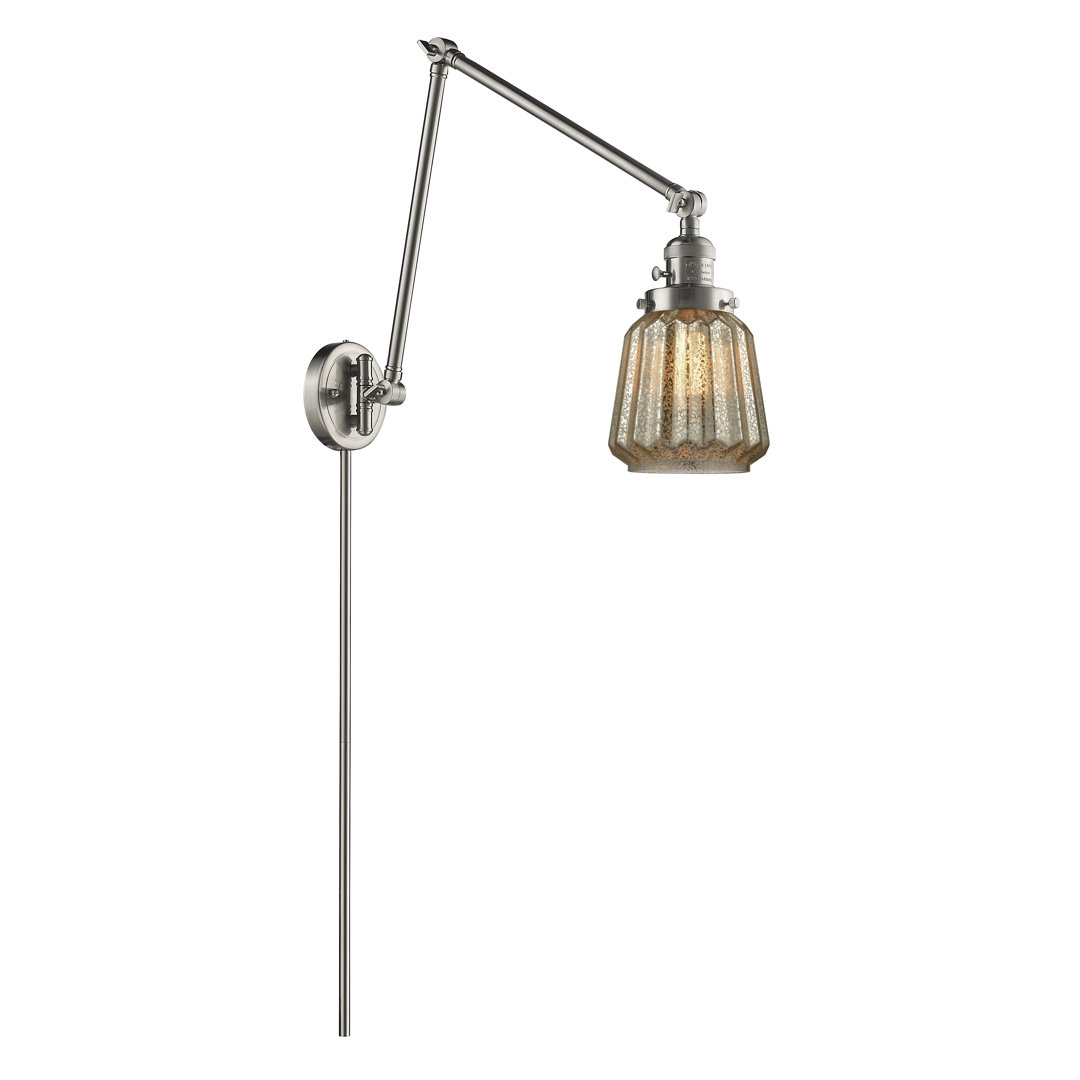 Vinson Swing Arm Sconce Latitude Run® Shade 