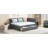 Upholstered Daybed with 2 Storage Drawers Sofa Bed Frame No Box Spring Needed, Linen Fabric