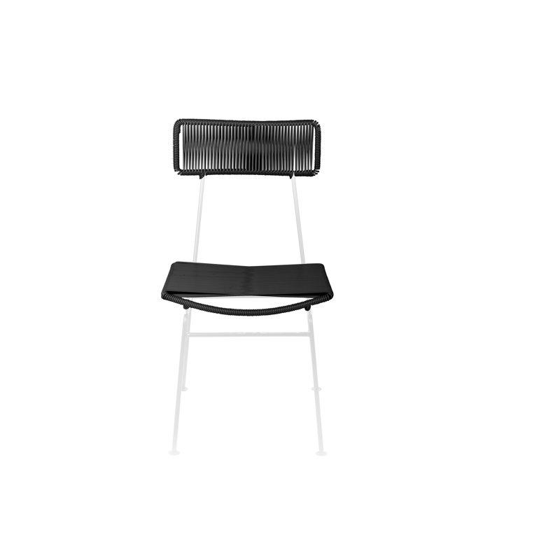 Chaise Hapi, Noir / blanc