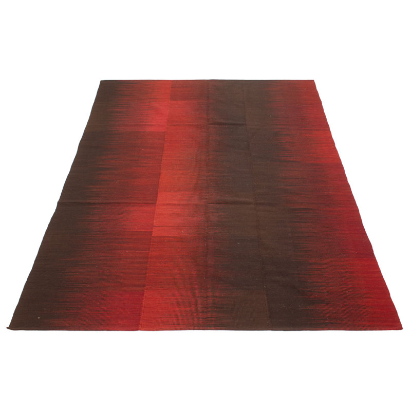 Kilim rouge Ankara 6 pi 8 po x 9 pi 3 po