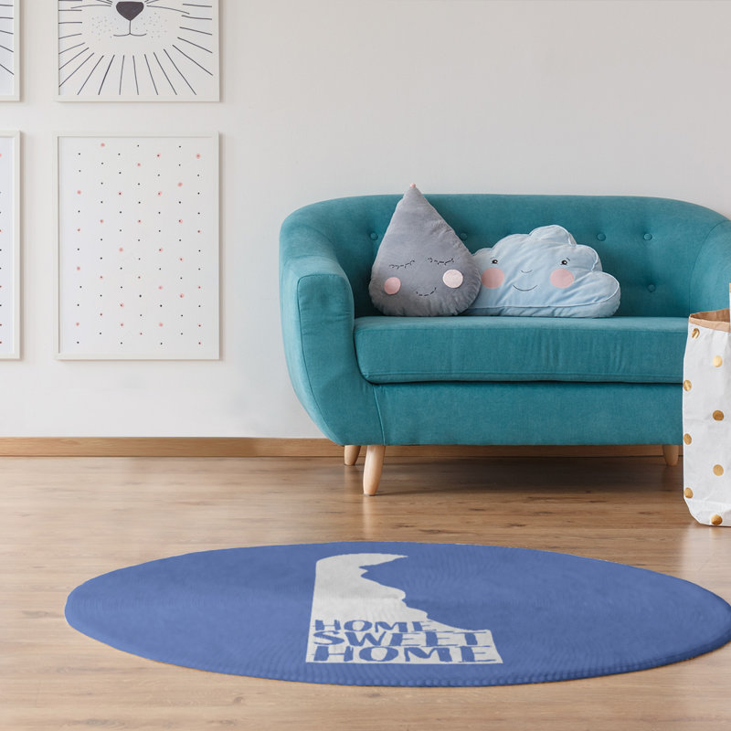 Tapis de poly-chenille en polyester home delaware