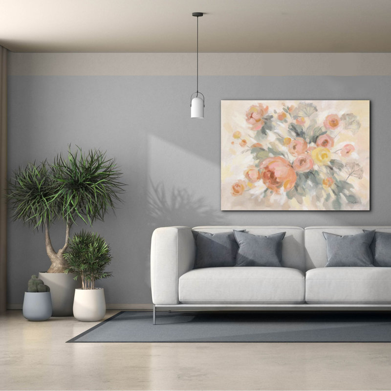 Art mural épique Graffiti «Countryside Bloom» par Silvia Vassileva, 54 po x 40 po, H 40 po x l 54 po