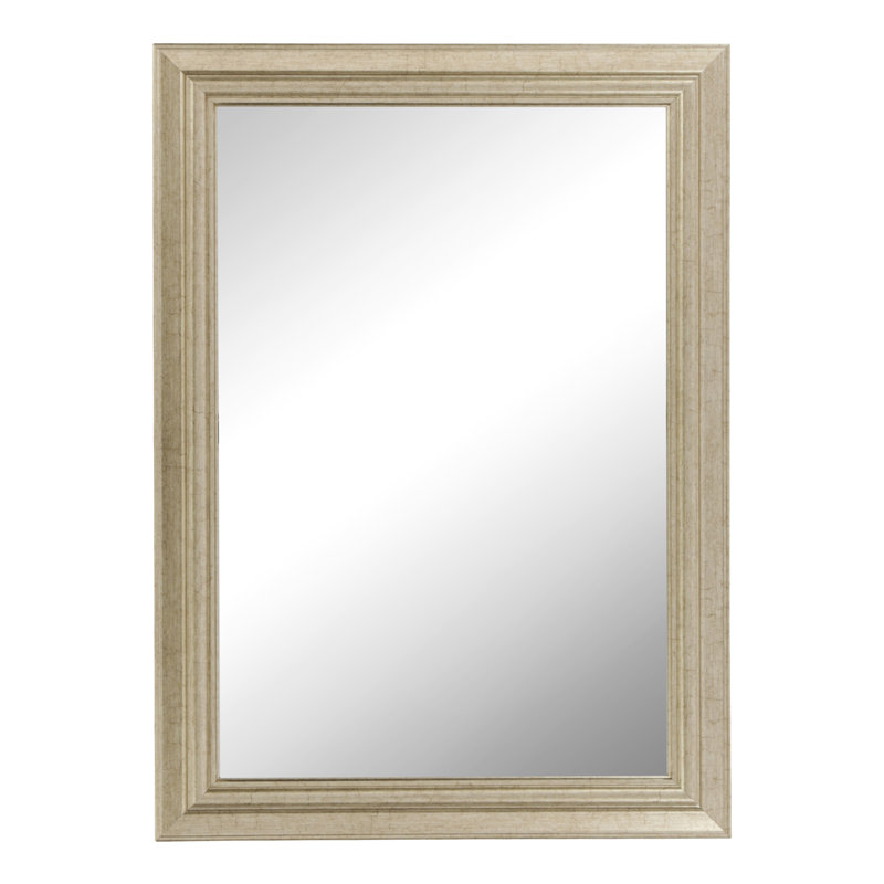 Mabel Flat Wall Mirror, 105.5cm H x 129.5cm W, Champagne