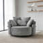 Fauteuil demi-tonneau pivotant à 360 °-751457047