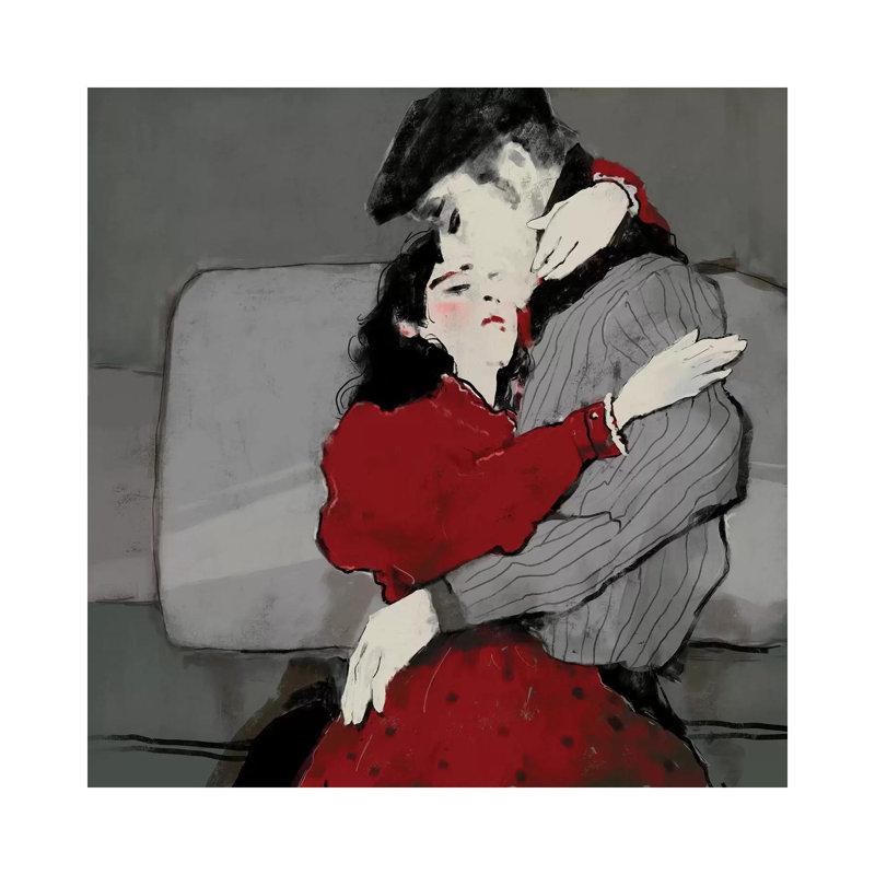 Locked Together by Anikó Salamon - Wrapped Canvas Print, 66.04cm H x 66.04cm W