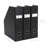 Bigso Fiona Fiberboard Upright Magazine Storage Boxes - 3 Piece-51001308