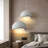 Dia 30cm Modern Pendant Light for Dining Room Kitchen Island Light Hallway Restaurant Hanging Lamp E26 Base Japanese Wabi-Sabi Style Bird Nest Shape Lighting Fixture (1Pack, White)