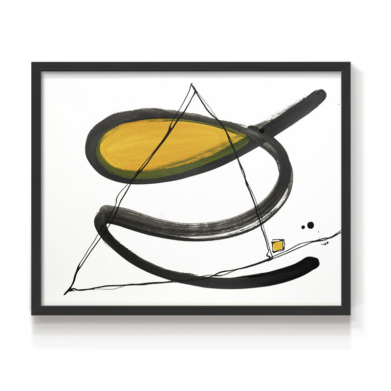 «Think About It V», impression encadrée, H 11 po x l 14 po, Noir