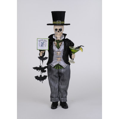 Bone Dry Martini Skeleton