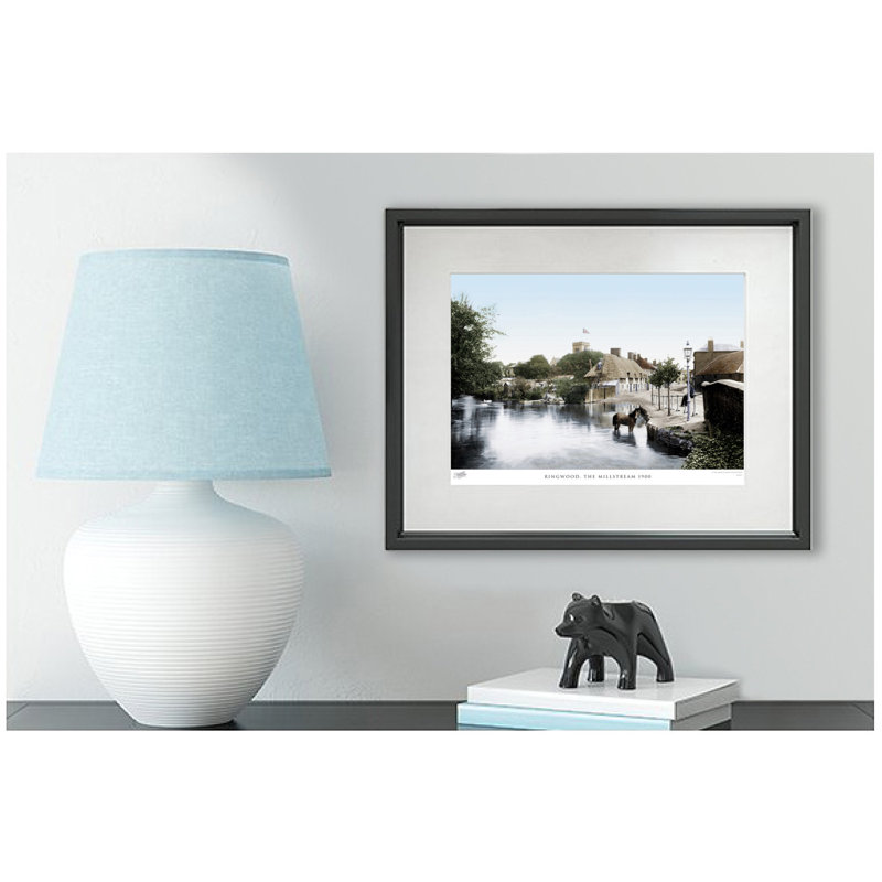 Ringwood, The Millstream 1900 by Francis Frith - Single Picture Frame Print, 60cm H x 80cm W x 2.3cm D