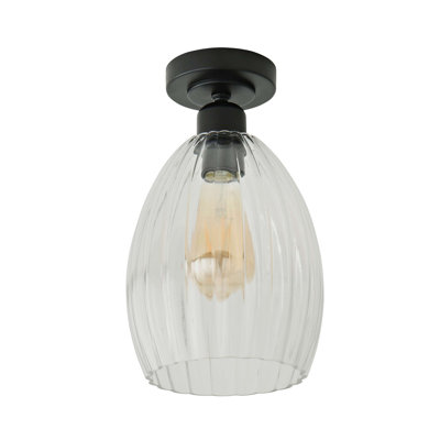 Dejanea Glass Flush Mount