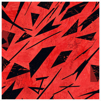 Toile tendue rouge à angles vifs dans de nombreuses tailles